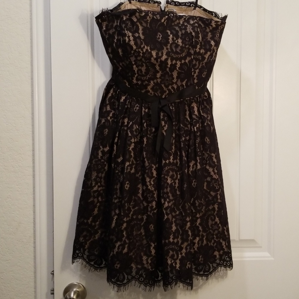 NEW Black Strapless Dress